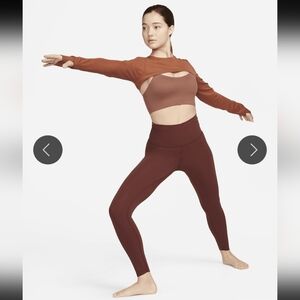 Nike Yoga Top Wms Sz Lg